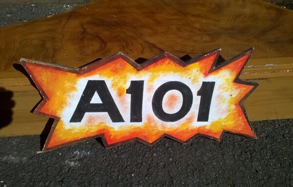 A101 Sign for Spamalot