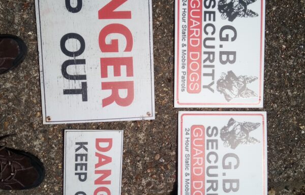 Various Our House Signs