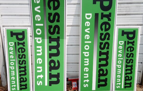 Various Pressman Signs