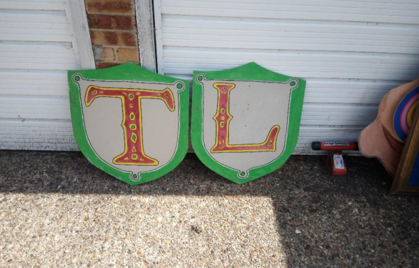 Letter Shields for Spamalot