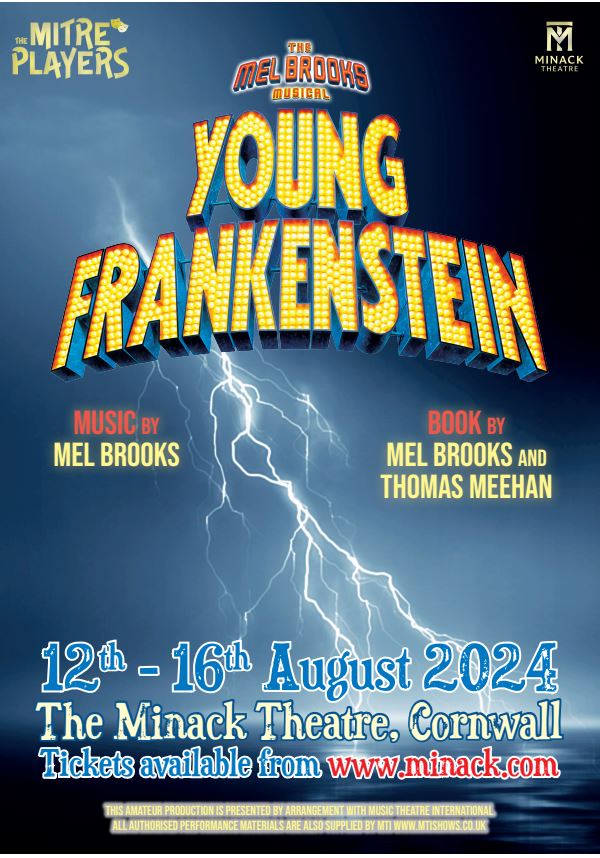 STOP PRESS: Young Frankenstein has been awarded "Show of the year" at The Minack Theatre